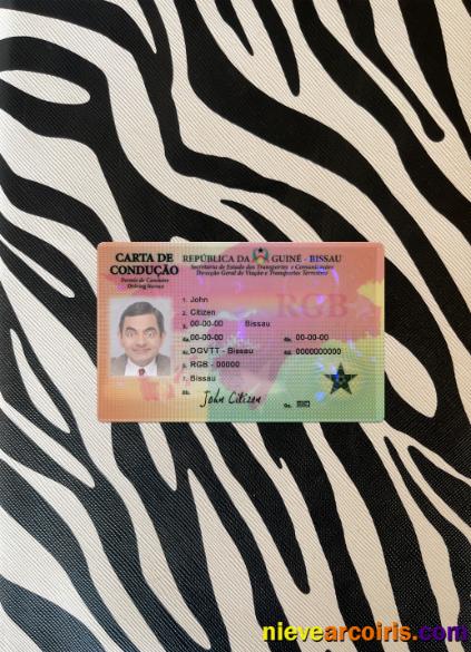 Guine-Bissau driving license photolook
